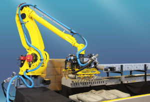 Palletization robot with arm